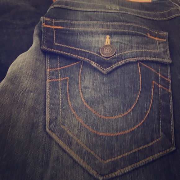 Gently used True Religion Jeans 34 inseam - Picture 1 of 5